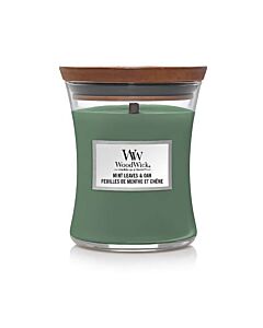 WoodWick - Mint Leaves and Oak - Medium Jar